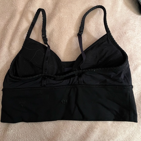 Lululemon Black Sports Bra - Picture 2 of 3